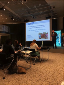 Richard Dictus’s (UNV) plenary on “Focusing Our Volunteer Efforts on the World’s Most Pressing Problems: The Sustainable Development Goals