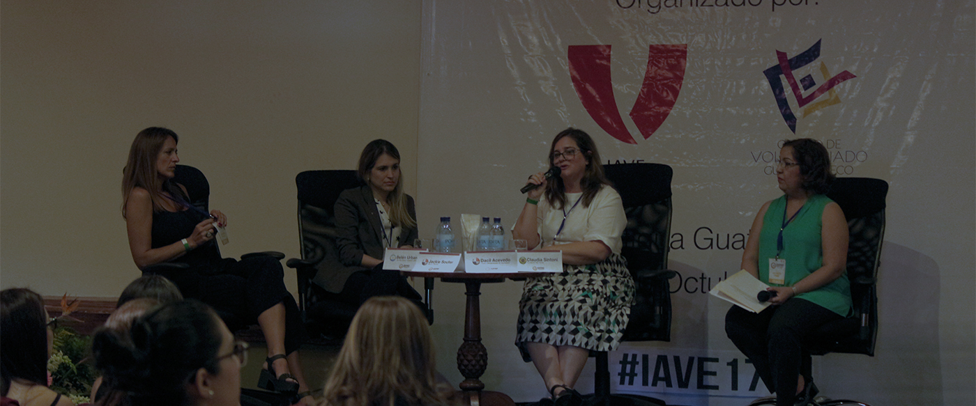<img src="https://www.iave.org/iavewp/wp-content/uploads/2017/02/LOGO-CONFERENCIA-01.gif" alt="logo" style="width:300px;height:109px;"><br>VOLUNTARIADO, UN CAMINO HACIA EL DESARROLLO