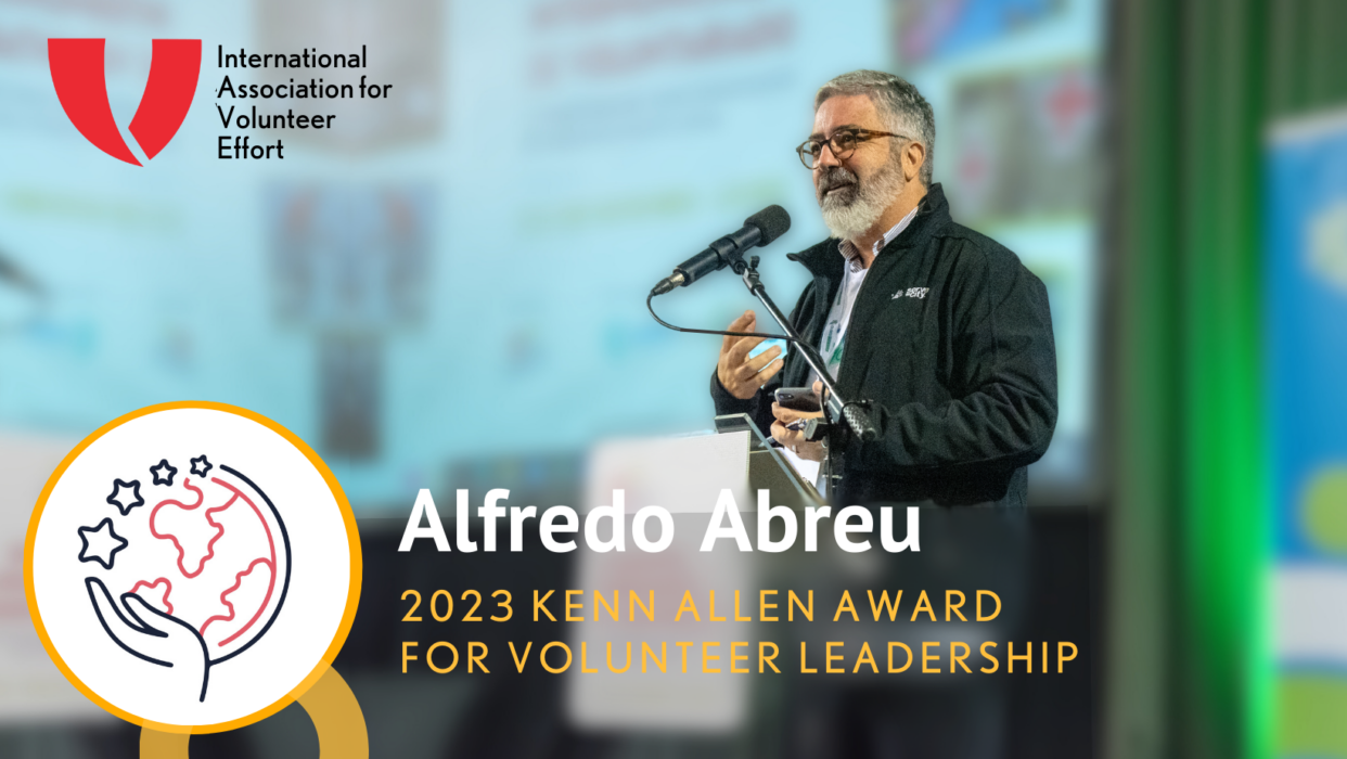 Alfredo Abreu is the IAVE Kenn Allen Award winner for 2023